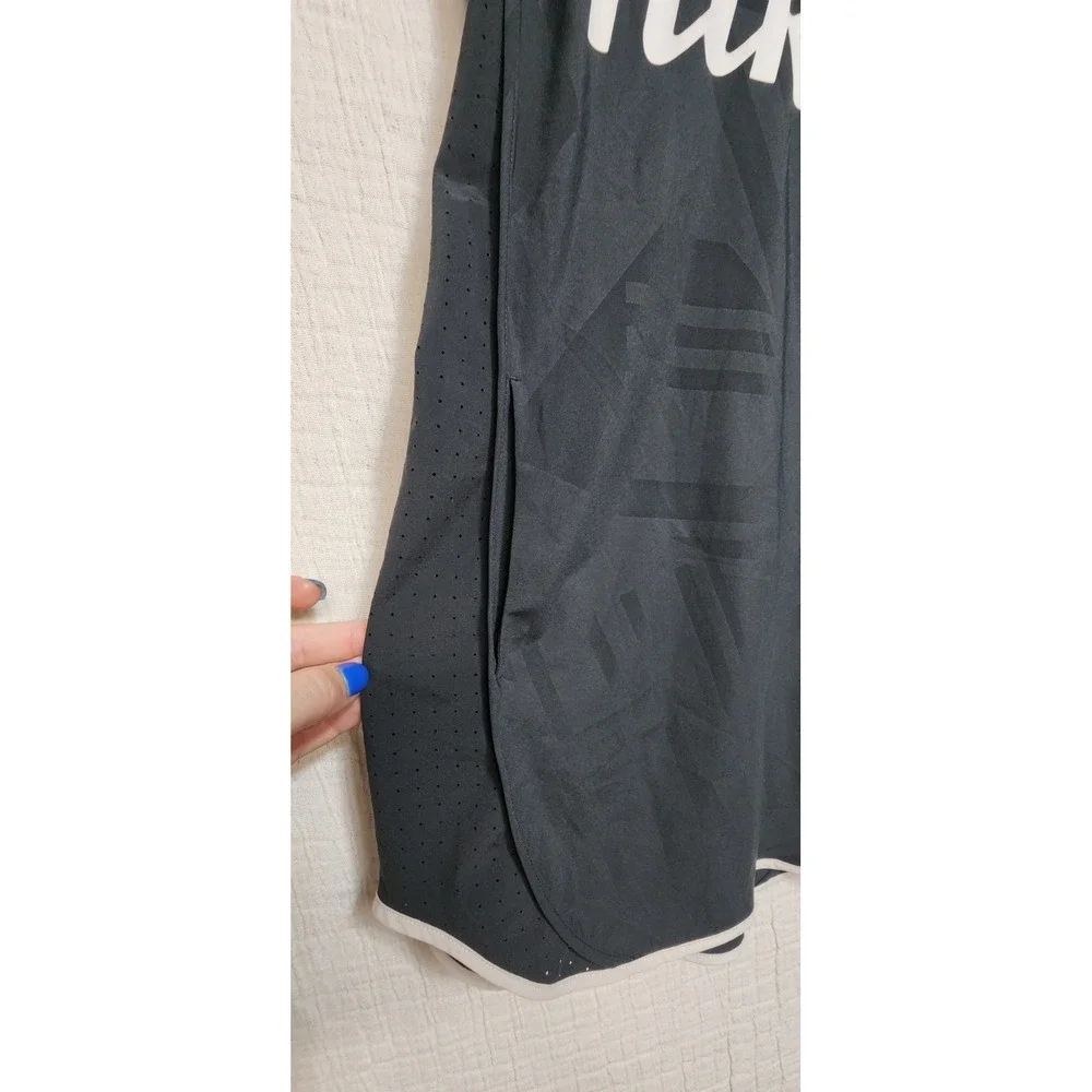 NIKE SPORTSWEAR‎ TEMPO LIGHTWEIGHT WOVEN DRESS Black Tank Girls Sz S Tennis NEW